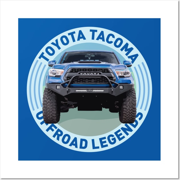 4x4 Offroad Legends: Toyota Tacoma Wall Art by OFFROAD-DESIGNS